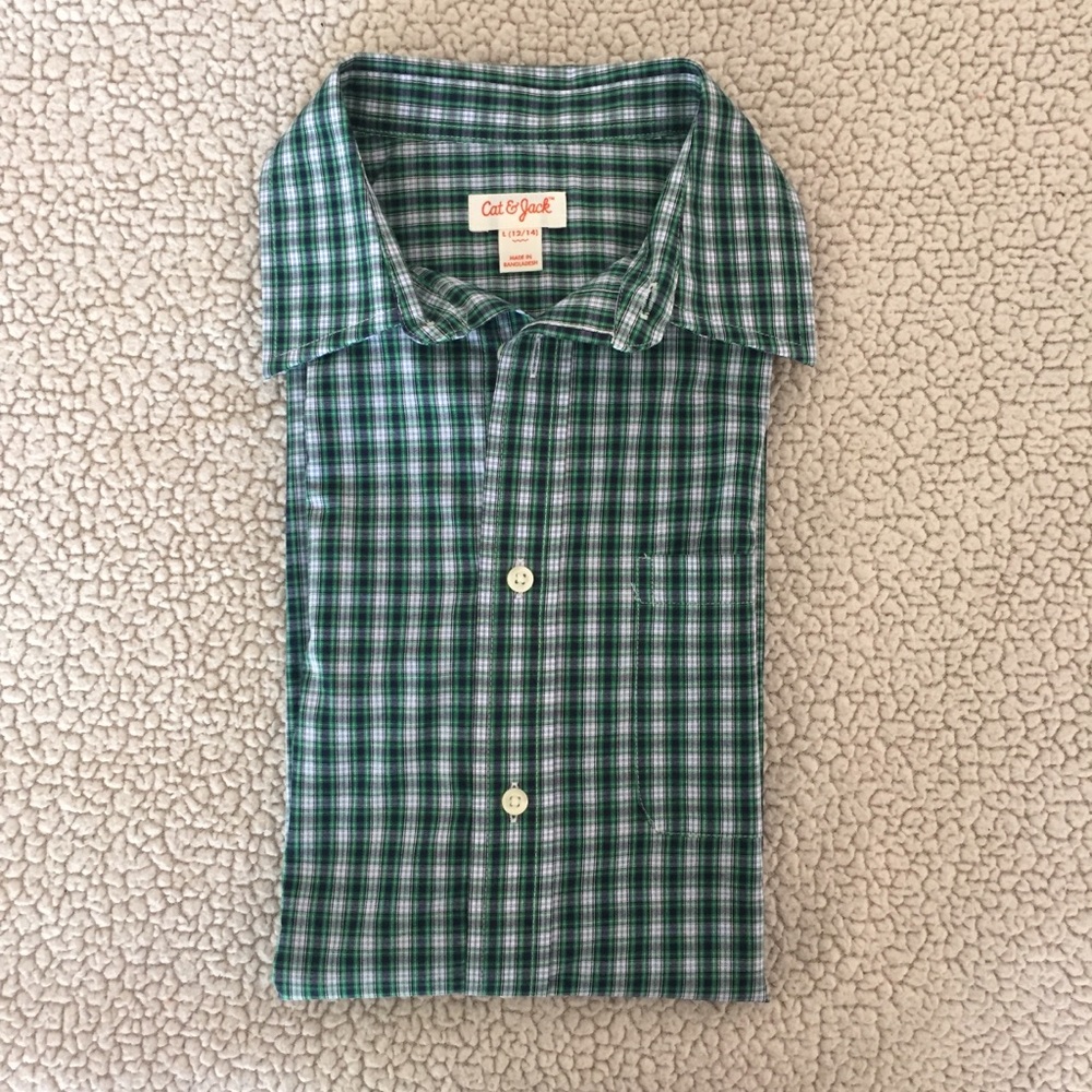Cat & Jack boys botton up polo